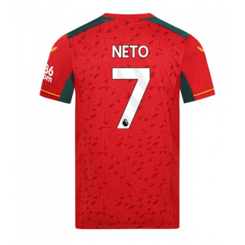 Wolves Pedro Neto #7 Gostujuci Dres 2023-24 Kratak Rukav